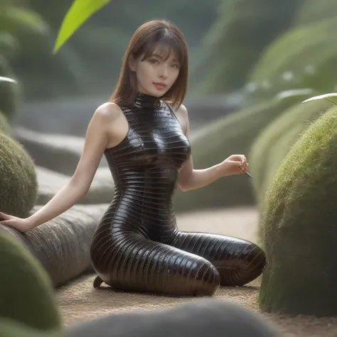 <lora:SDXL millipede v0.2-000001:0.8>
(1girl.solo),best quality, highres, masterpiece, outdoors,lucia,coco, sharpening, 
millipede skin bodysuit,