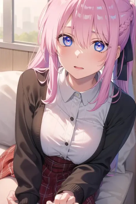 akaneshinjou, shinjou akane, light purple hair, (pink eyes:1.2), short hair,
BREAK indoors, city,
BREAK looking at viewer, BREAK (masterpiece:1.2), best quality, high resolution, unity 8k wallpaper, (illustration:0.8), (beautiful detailed eyes:1.6), extremely detailed face, perfect lighting, extremely detailed CG, (perfect hands, perfect anatomy),(LickingPenisQuiron pose),oral, fellatio, (penis), pov, erection,