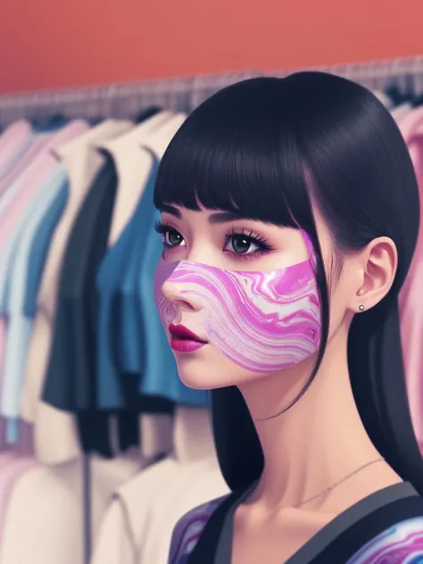 (pixiv:1.2), sci-fi, volumetric lighting, papercraft, atmospheric, Blade Runner 2049, hypomorphic,
1girl, wearing plastic worker outfits, (marbling hair, absurdly long hair:1.36), Various postures, serious, wet,
from below , in the (clothing store:1.4),
Art on Instagram,
spring,
midnight,, best quality, beautiful and delicate lips, delicate fingers, detailed pupil, illustration, NaturalHand2-3500