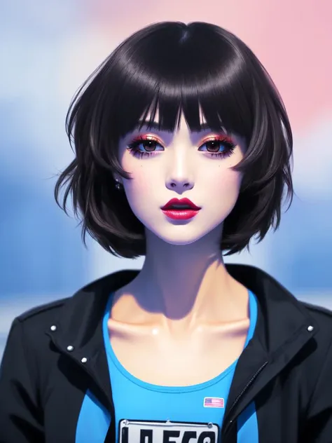 (digital art:1.2), holographic, glow in the dark, sticker, fearful, Interstellar, beautiful,
1girl, wearing model outfits, (glay hair, pixie cut hair:1.36), Various postures, blush, ideal ratio body proportions,
from below , in the (track and field:1.4),
Unsplash,
winter,
midday,, best quality, beautiful and delicate lips, delicate fingers, detailed pupil, illustration, manga, anime, 2D, paintings, sketches, NaturalHand2-3500