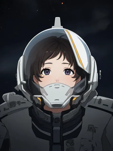 (((masterpiece,best quality,an extremely delicate and beautiful,illustration))),(dynamic angle, medium long shot),((a cute_detailed_girl in spacesuit,beautiful_detailed_face in aerospace_helmet)),(((full body))),(disheveled hair:0.3),(((clouds:0.3),multiple_luna,(floating_fortress technology machinery),night sky background)),(cyberpunk_aerospace_helmet), 
(perspective:1.2),