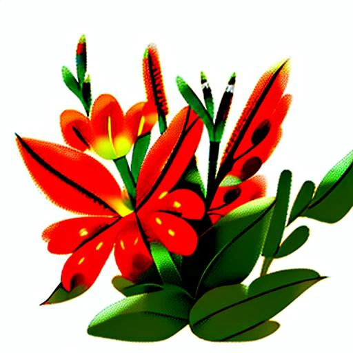 editorial illustrationï¼flower,