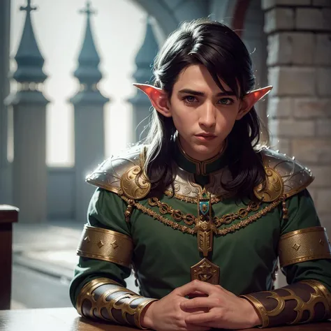 (best quality:1.0), (ultra highres:1.0), (Elf man:1), (1boy:1.4), (adult:1), intricate details, intricate, cinematic, detailed, elf king Coronation, (medieval fantasy:1.3), (hdr:1.2), dynamic angle