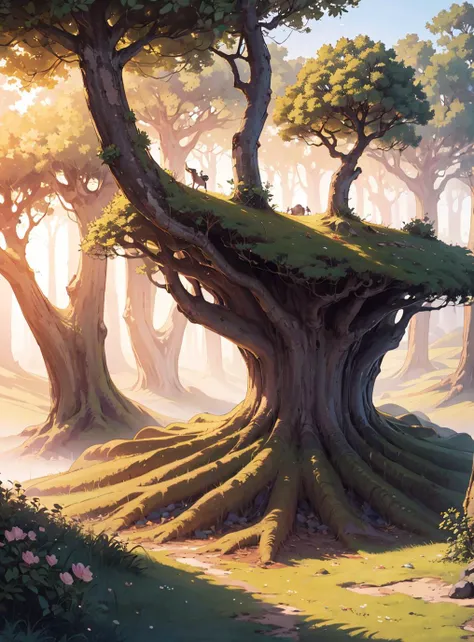 modelshoot style shot of a glamourous Banyan, by Marianne North, Max Rive, pretty