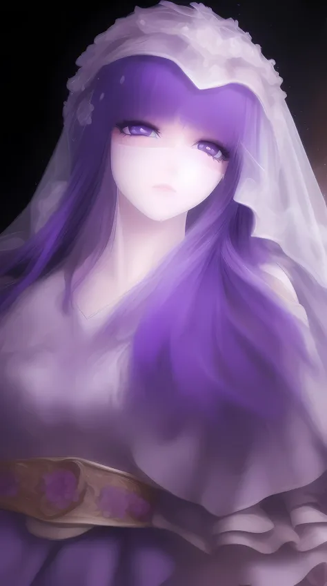masterpiece, (best quality:1.4), (ultra highres:1.2),4K quality, (delicate illustration:1.4),(8k, RAW photo:1.2),1girl,purple eyes, ((veil)), <lora:shaosiming_13200:1.4>