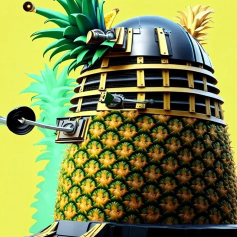<lora:dalek:1.2> dalek, (pineapple:1.2)