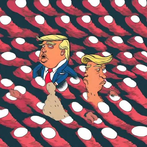 donald trump trying to stick his head up his own ass