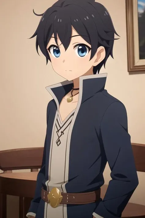 masterpiece, best quality, wallpaper, 1boy, solo, male focus, looking at viewer, , depth of field, , , <lora:yuuki_princess_connect:0.68>, yuuki_princess_connect, black hair, blue eyes, , , ,