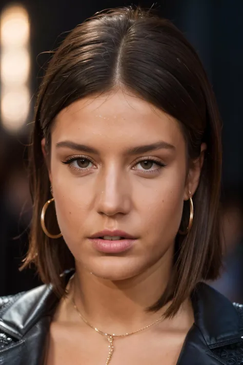 A stunning intricate full color portrait of woman, Adeleexarchopoulos , epic character composition, by ilya kuvshinov, alessio albi, nina masic, sharp focus, natural lighting, subsurface scattering, f2, 35mm, film grain,(photorealistic:1. 4),(8k, RAW photo:1. 2), (best quality:1. 4),(ultra highres:1. 2),<lora:LowRA:0.2>,<lora:detailed_eye:0.2> <lora:epiCRealismHelper:0.6>   <lora:adele-000019:1>