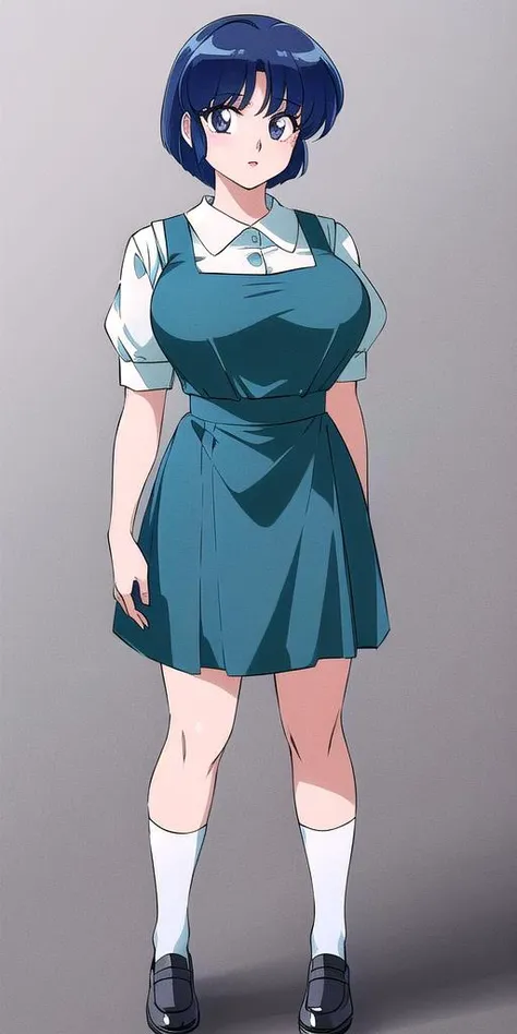 <lyco:TendouAkaneV3:0.7>, tendouakane, furinkanuniform, large_breasts, standing, solo,, masterpiece, best quality, detailed face, detailed eyes, highres,