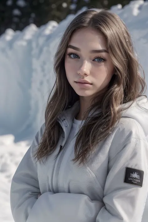 closeup headshot of S158_JosieLane, a beautiful woman, in front of a (snow-wall:1.1), wearing a (jacket:1.1), (8k, RAW photo, best quality, depth of field, ultra high res:1.2), (absurdres, intricate, photorealistic, masterpiece, ultra-detailed:1.3)