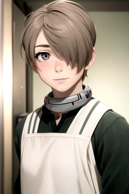 masterpiece, best quality, , 1boy, solo, male focus, looking at viewer, upper body, depth of field, , , <lora:you_takami:0.98>, you_takami, taupe hair, grey eyes, hair over one eye, short hair, viking costume, vatican city, HDR