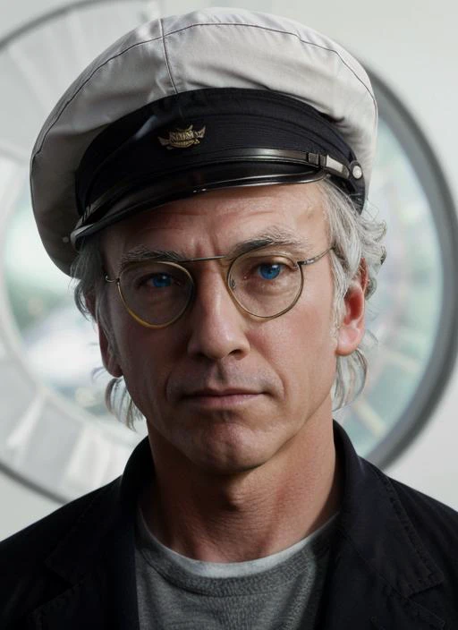 ld1, male, masculine, man wearing Aeronaut Captain Outfit, Frock Coat, Balloonist Hat, Goggles, Parachute, Logbook, , (ultra high res,photorealistic,realistic,best quality,photo-realistic), (high detailed skin,visible pores),(real person,photograph),,realistic,simple background,upper body, (8k, raw photo, best quality, masterpiece),(1 man),photon mapping, radiosity, physically-based rendering,automatic white balance, ,watery eyes,,(looking at viewer),(irises and pupils are rounded,the pupil reflects the surroundings,eyes are not the same size),
<lora:LarryDavid:.85>