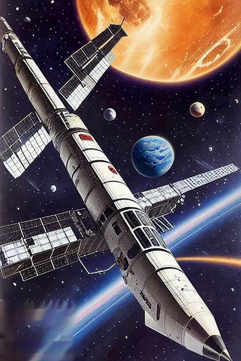 sd-pulp of a space station, illustration,