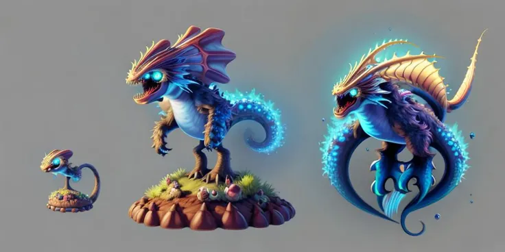 ((monsterevolution)),(evolution:1.2),(giant),8k, high quality,highres,best quality, masterpiece,high detail, ((silavra art style)),3d render ultra detailed of a beautiful animal, ethereal, light rays, particles, beautiful studio soft light, rim light, vibrant detail painting, hell, <lyco:evilmonMonster_v10:1>