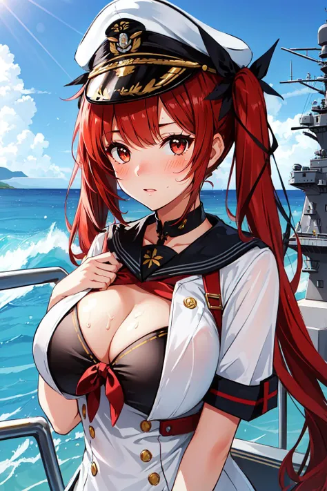 battleship Yamato as an anime girl