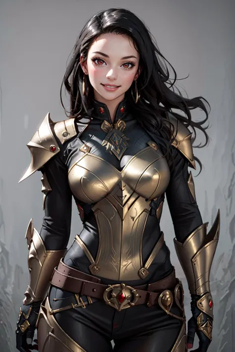 ((Masterpiece, best quality,edgQuality)),smiling,excited, <lora:edgNadiaGolden:0.5>
edgGolden, a woman dressed in golden armor ,wearing edgGolden,((cowboy shot))
<lora:Nevin:0.8> Nevin, red eyes,