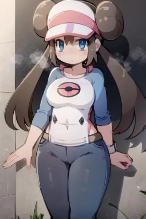 solo, 1girl, best quality, masterpiece, <lora:rosaPokemon_v1:0.7>,rosa\(pokemon\) ,, <lora:miyazero-10:1>,medium_breasts, wallwalking,