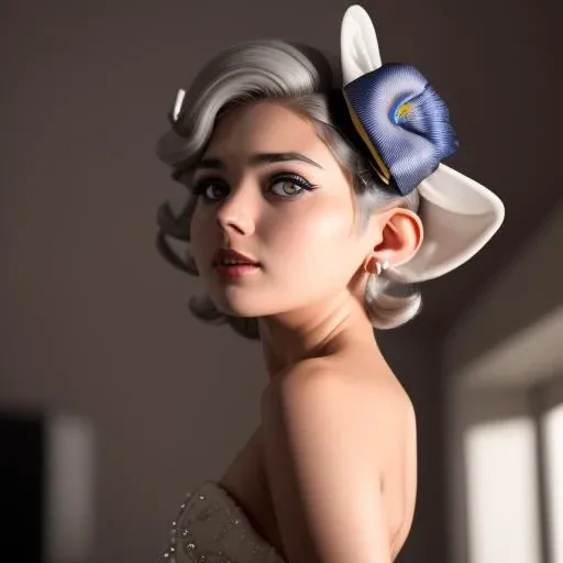 1girl, elegant face, solo, splatoon, Marie, cosplay, gray hair, inkling hair, huge bow at the back, beautiful detailed face, perfect face, perfect eyes, perfect pupils, perfect iris, perfect lips, perfect body, perfect hips, extremely detailed, 8K photograph, Full length shot, dslr, hdr, highly detailed, best quality, body, wide angle, masterpiece, best quality, realistic, extremely detailed, cinematic light, composition <lora:SplatoonCharacters:0.7>