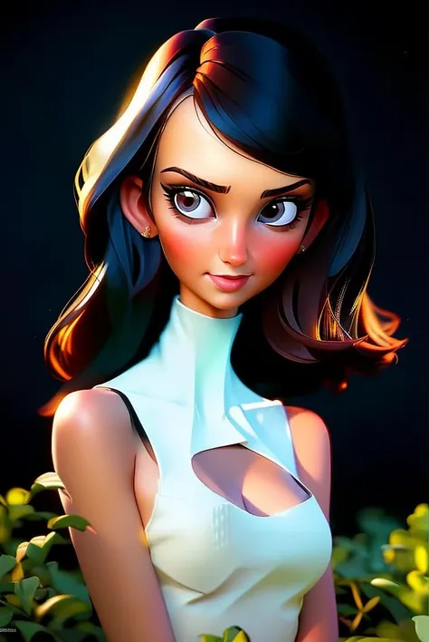 A stunning intricate full color portrait of a beautiful woman, wearing a high neck black dress <lora:epiNoiseoffset_v2:1>, happy, epic character composition,by ilya kuvshinov, alessio albi, nina masic,sharp focus, natural lighting, subsurface scattering, f2, 35mm, film grain, half body shot <lora:katiejordin-000006:1>