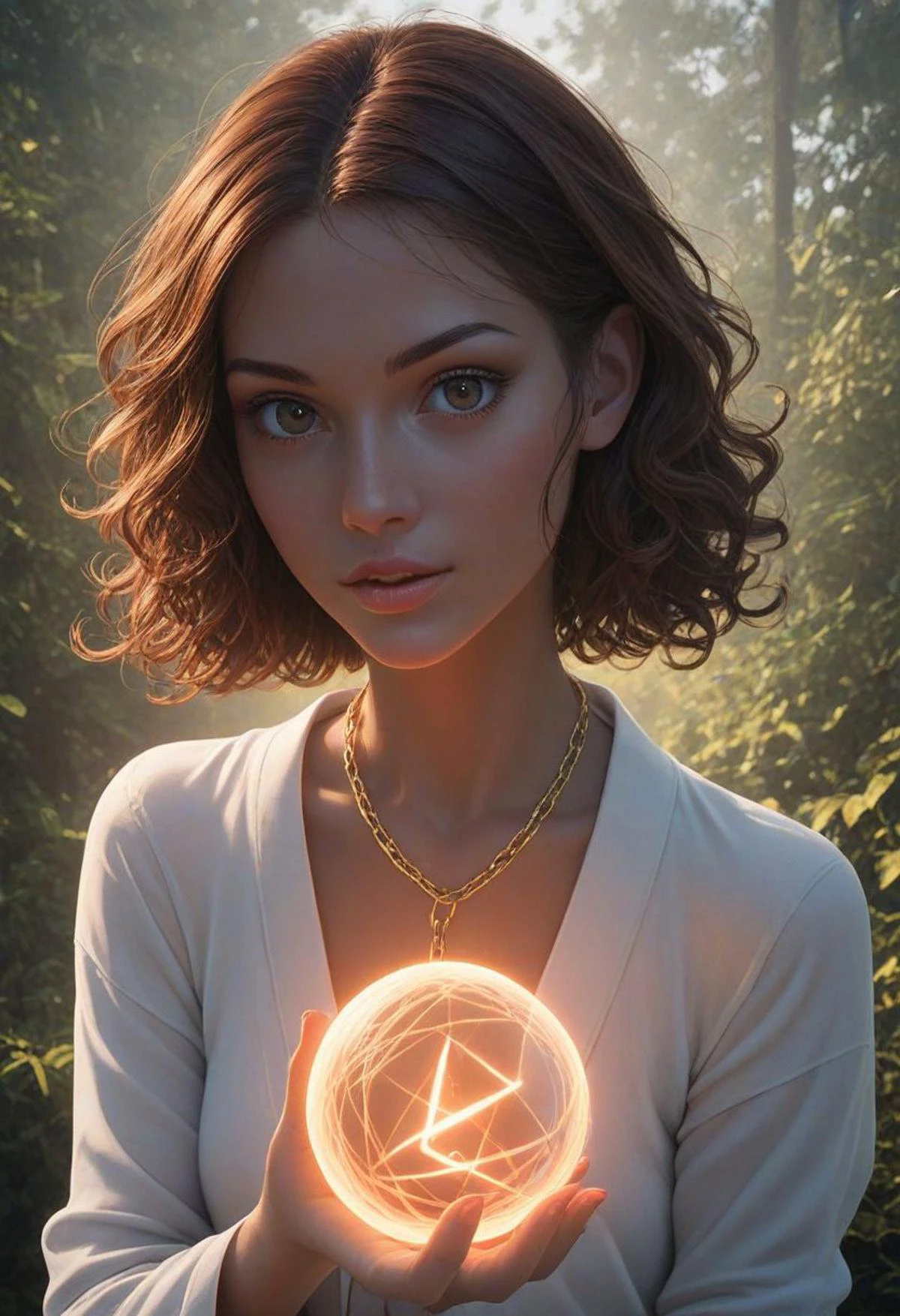 score_9, score_8_up, score_8,
1girl, intricate, aesthetic, 1r1d3sc3nc3,
sexy 30 year old woman, short dark brown curly hair, fit body, short torso, small breasts, dynamic pose, looking at viewer, parted lips,
(perfect face, beautiful face, detailed face:1.2),
BREAK
Ornate wizard robe, glowing symbols on robe, casting spell, holding fire ball, dark forest, torches in background, bodies hanging, chains, hooks, fire,
BREAK
ltctr, neon light contour,
tbp, cartoon, realistic,