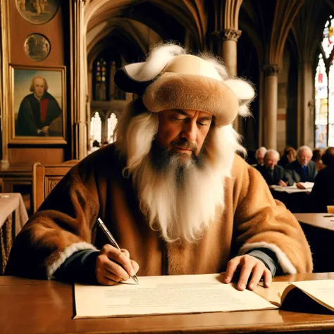 <lora:FluffyStyle:1> FluffyStyle The signing of the Magna Carta in 1215 in medieval England