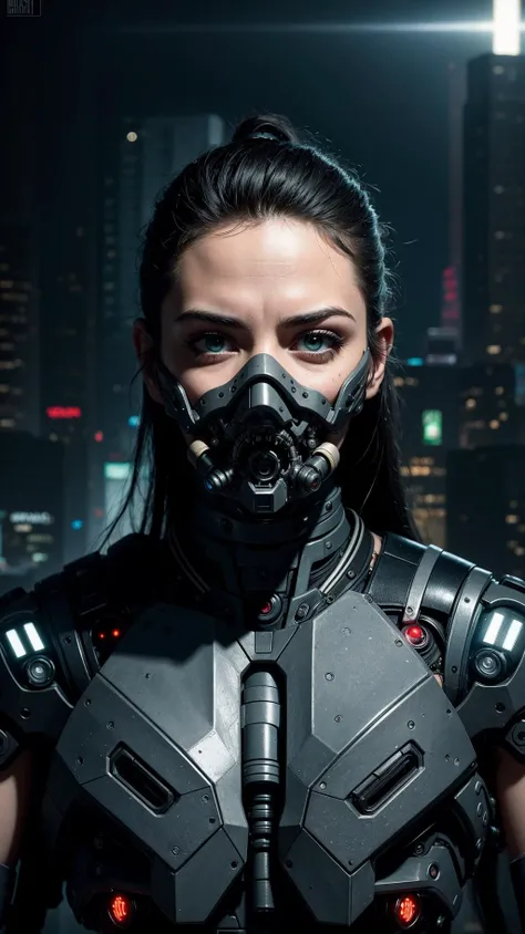professional detailed photography, biomechanical cyberpunk real life photo, RAW,
(semi-cyborg:1.2) steps out of the smoke into a night street amidst drones, rough face, noise, extras, sharp focus, neon | contrast lighting, filmic, SenuaHell, <lora:zyd232_CyberneticJawless_v1_1:0.6>, Cybernetic_Jawless, mask, mechanical parts, cybernetic, style of Aleksi Briclot, <lora:add_detail:0.8>, cybernetics, human-machine fusion, dystopian, organic meets artificial, dark, intricate, highly detailed,