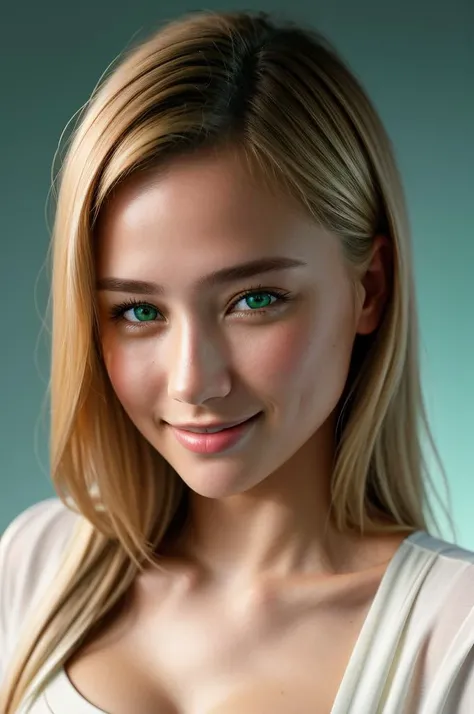 award-winning,professional headshot photo of beautiful br1ttsc beaming smile,sparkling (green eyes),skin pores,looking at viewer,white clothes,a woman as a movie star,(simple background:1.4),dark moody ambiance,(masterpiece:1.2) (photorealistic:1.2) (bokeh) (best quality) (detailed skin:1.2) (intricate details) (nighttime) (8k) (HDR) (cinematic lighting) (sharp focus),(looking at the camera:1.1),(closeup portrait:1.1),hyperrealistic photography,photographed on a Sony a9 II Mirrorless Camera,50mm prime lens,F/1.4,(highly detailed),cinestill 800,8mm film grain,dynamic angle,(blonde hair),