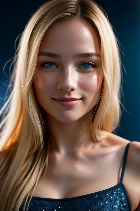 award-winning,professional headshot photo of beautiful br1ttsc beaming smile,sparkling (blue eyes),skin pores,looking at viewer,a woman as a movie star,(simple background:1.4),dark moody ambiance,(masterpiece:1.2) (photorealistic:1.2) (bokeh) (best quality) (detailed skin:1.2) (intricate details) (nighttime) (8k) (HDR) (cinematic lighting) (sharp focus),(looking at the camera:1.1),(closeup portrait:1.1),hyperrealistic photography,photographed on a Sony a9 II Mirrorless Camera,50mm prime lens,F/1.4,(highly detailed),cinestill 800,8mm film grain,dynamic angle,(blonde hair),