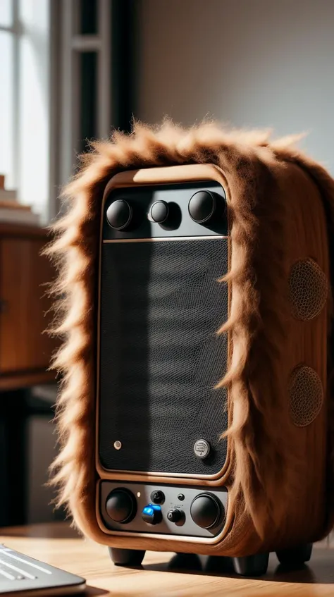 RAW photo, <lora:FurryStyle:1> FurryStyle Portable Bluetooth speaker <lora:add_detail:0.5> Intricate details