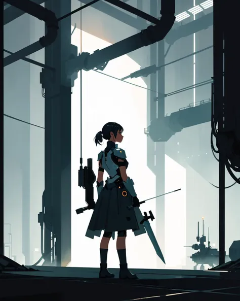 1 girl, cyborg, battle, factory
dark fantasy
detailed , shadows, dramatic lighting,
Alessandro Gottardo