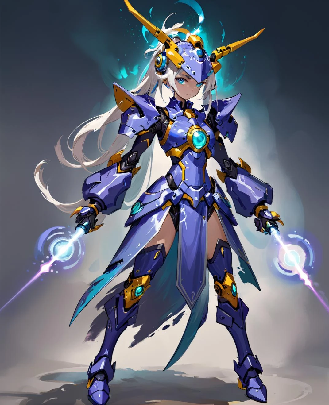 female mecha, Neuro-Mage: A powerful mage with a neural interface that enhances spellcasting abilities and allows direct access to ancient magical knowledge