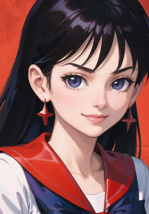 <lora:sailor_mars:0.8>, sailor_mars, smirk, portrait,, (masterpiece, best quality, detailed:1.3)