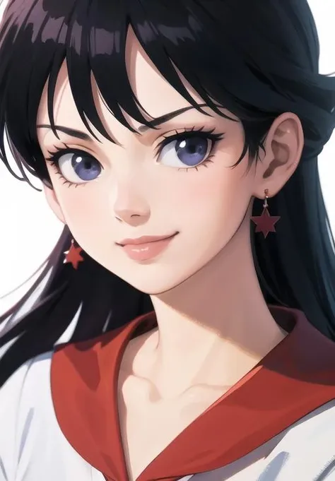 <lora:sailor_mars:0.8>, sailor_mars, smirk, portrait,, (masterpiece, best quality, detailed:1.3)