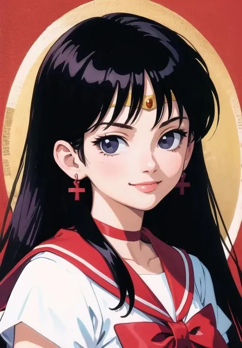 <lora:sailor_mars:0.8>, sailor_mars, smirk, portrait,, (masterpiece, best quality, detailed:1.3)