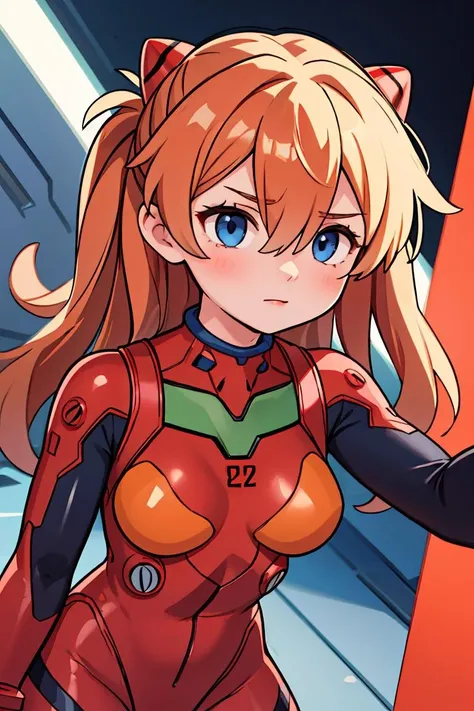 (masterpiece, best quality), 1girl, beautiful face, beautiful body, <lora:souryuu_asuka_langley:1> souryuu_asuka_langley, plugsuit, bodysuit, interface headset, red bodysuit, hair between eyes, pilot suit