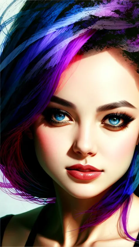 (best quality:1.3), (masterpiece:1.2), (realistic:1.2), (detailed:1.1), (highly detailed, intricately detailed), complex of (ethereal [woman|cyborg] quironSilviaSaintV1 goddess with expression of wonder), ((by Minjae Lee)), (colorful:1.1), masterful art, [acrylics], fine details, color splash, [bright:vibrant:15] colors, tension, (pop art:0.8), (Graffiti style:1.2), art amour, ultra detailed, beautiful eyes,
<lora:quironSilviaSaintV1:1>