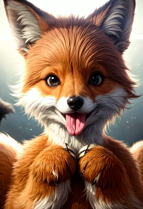 fox, fluffy, cute, tongue out, puffy,
vibrant colors, colorful art style,
soft lighting, soft shadows, detailed textures, dynamic lighting,
nice hands, perfect hands,
<lyco:GoodHands-beta2:1.0>
<lora:add_detail:1>