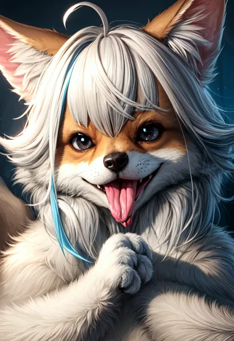 One, check_9,check_8_up,check_7_up, source_cartoon, source_fluffy, Catboat, Anthro fluffy feline girl, tall body, hourglass figure, Adult woman, Blue eyes, :3, muzzle, pink nose, silver fluffy body, tabby gray tabby cat, длинные светлые hair, hair, closing one eye, standing, hand to her face, She is laughing, Loving expression, simple white background, wear a blue bandeau, (realistic, photorealistic, hyperrealism, photo, hyper detailed fur):1.3, fabulous, ultra clarity, 4K, excellent quality, high detail, close-up, bare chest, , cum on face, sex oral dick oral, The human penis,  Zoophilia, cute sucks dick, the cat sucks gently, caresses with tongue, sperm dripping from mouth, balls dick, balls shaved, big dick, juicy dick, touches eggs with hands, plays with eggs, tits naked, Nipples, front view,sperm stretched on tongue, looks at the viewer, sex look, sperm sticky on face, sniffs dick, penis head, close-up licking, angry, Quotes