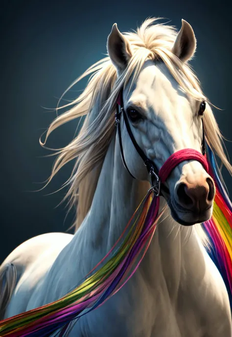 horse, flowing mane, striped, multicolor,
vibrant colors, colorful art style, 
soft lighting, soft shadows, detailed textures, dynamic lighting,  
nice hands, perfect hands, 
<lyco:GoodHands-beta2:1.0> 
<lora:add_detail:1>