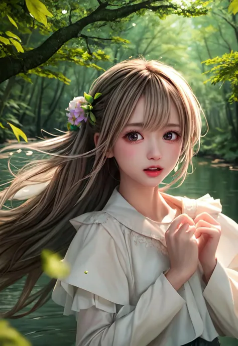 girl in a forest with floating flowers, river, puffy, puffy cheeks, cute,
vibrant colors, colorful art style, 
soft lighting, soft shadows, detailed textures, dynamic lighting,  
nice hands, perfect hands, 
<lyco:GoodHands-beta2:1.0> 
<lora:add_detail:1>
