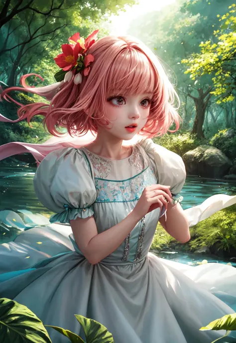 girl in a forest with floating flowers, river, puffy, puffy cheeks, cute,
vibrant colors, colorful art style, 
soft lighting, soft shadows, detailed textures, dynamic lighting,  
nice hands, perfect hands, 
<lyco:GoodHands-beta2:1.0> 
<lora:add_detail:1>