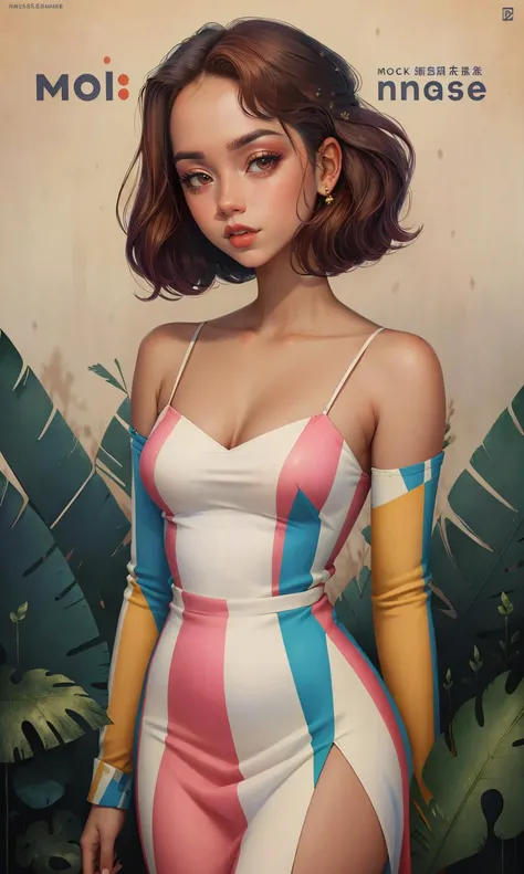 
darkskin_style, latina, tan
petite,  focus,, outdoors, messy hair, looking at viewer,
brown hair, bangs,
ankymoore,  ( illustration:1.2),
((shortstack:1.2)), (skindentation:1.2)
hmaw6, ,ankymoore, posing, makeup, shoulders,
flat breast, flat chest, straight hair,  looking at viewer,   (masterpiece:1.3), (best quality:1.2), absurdres, , <lora:ankymoore:0.65>
((blushing)), 
wearing striped_dress,
<lora:striped_dress:0.42>