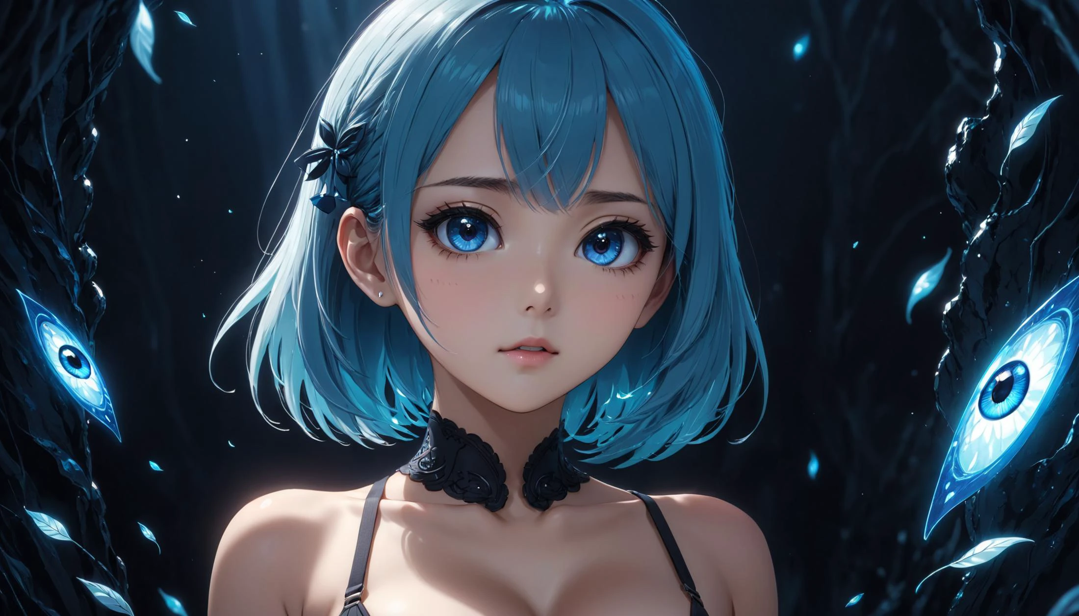 1girl, <lora:testcyber-000003:0.5>, graphic, elements, hud, <lora:Hiyori_image75_v1-000040:0.5>, hiyori \(blue archive\), on side, (8k, masterpiece, best quality, ultra-detailed), (an extremely delicate and beautiful)kawaii, cute, very big eyes, Aesthetic Anime Eyes, small face, large breasts, cinematic lighting, , Intricate, High Detail, Sharp focus, dramatic, masterpiece, best quality, ultra-detailed,, very thin waist, <lora:SDXL_MassiveCowsLoRA_v1:0.1> breasts, cleavage, slim body,