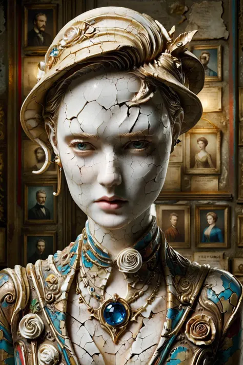 ral-porcelain,<lora:ral-porcelain-sdxl:1>,d3qck artstyle,<lora:d3qck_artstyle:0.65>,
original,(masterpiece),(illustration),(extremely fine and beautiful),perfect detailed,photorealistic,(beautiful and clear background:1.25),(depth of field:0.7),
A cover of a comic book,style of Paolo Roversi,teacher,female,intricate,detailed,vivacious,5D,
