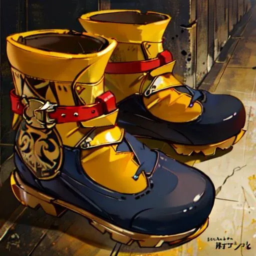((fantasy))_boots, ((((((knight))))))_boots, <lora:game icon institute-xuezi:0.2>,, ufotable official art, pastel_colors,
<lora:nomura_tetsuya_offset:0.4>, <lora:ff16style:0.4>, 
<lora:akagi_shun_offset:0.4>,  <lora:amano_yoshitaka_offset:0.4>