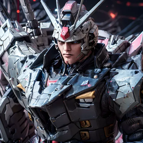 bj_Gundam_Mecha, solo, blue_eyes, standing, weapon, gun,1boy,detailed body,detailed hands,detailed face,vergil,<lora:vergil:0.7>, holding sword, glowing, robot, mecha, clenched_hands, science_fiction, shield, looking_ahead, v-fin, mobile_suit,pov,from above,
cinematic lighting,strong contrast,high level of detail,Best quality,masterpiece,<lora:Gundam_Mecha:0.8>,