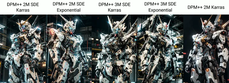bj_gundam, solo, looking_at_viewer, blue_eyes, standing, no_humans, glowing, robot, mecha, glowing_eyes, clenched_hands, science_fiction, straight-on, v-fin, mobile_suit, cinematic lighting, strong contrast, high level of detail, Best quality, masterpiece, neon background, (wide angle:1.4), <lora:Gundam_Mecha_v3.1:0.7>