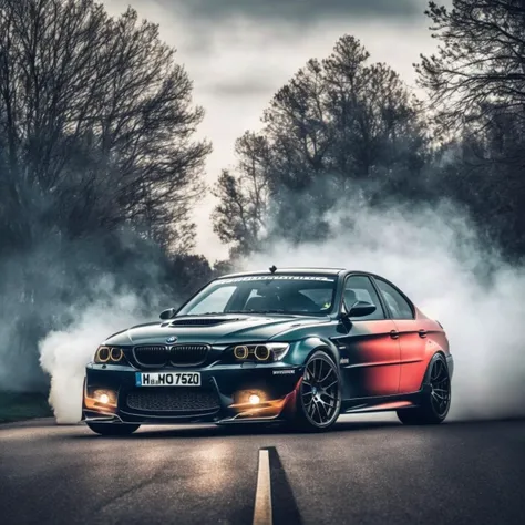 CarHelper, (classicnegative) (MidnightBurnout), photo of BMW with full custom Bodykit