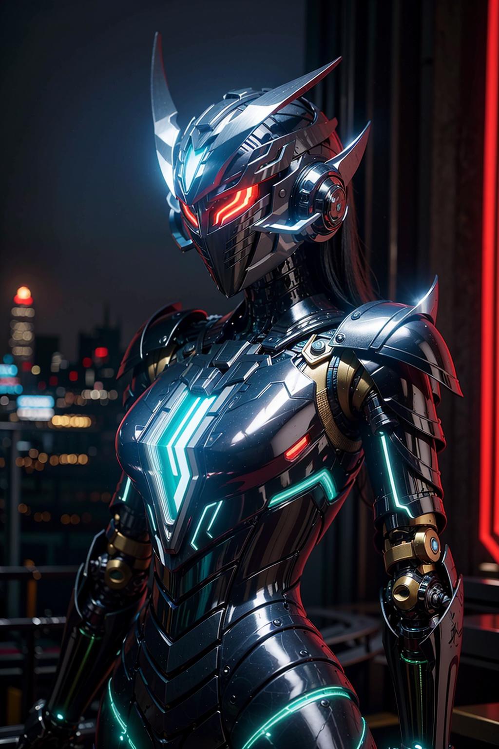 A close up of a person in a suit with a sword - SeaArt AI